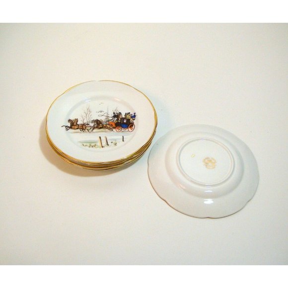 Royal Tara Fine Bone China Ireland 6" Plates Set of Five - Picture 4 of 5